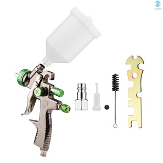 Low Volume Low Pressure 1.3mm Air Spray  Kit 600cc Fluid Cup Gravity Feed Air Paint Sprayer Mini Handheld 360-degree Paint Spraying  for Car Repair Furniture Surface Wall Pai