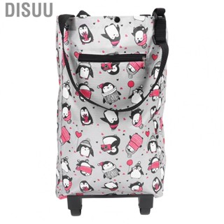 Disuu Grocery Foldable Trolley Large Storage Space Portable Cart