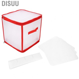 Disuu Storage Box  Zipper Sealed Organizer for Office Home