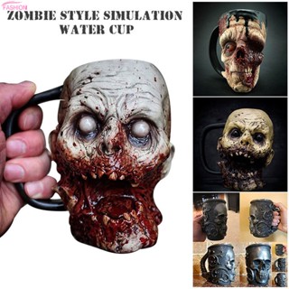 แก้วกาแฟเรซิ่น 3D รูปเลือดน่ากลัว 3D สําหรับปาร์ตี้ฮาโลวีน