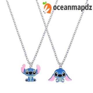 OCEANMAPDZ เครื่องประดับ สร้อยคอ จี้การ์ตูน Lilo &amp; Stitch น่ารัก สําหรับแขวนตกแต่ง