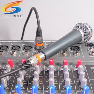 สายเคเบิล XLR ตัวผู้ เป็นตัวเมีย 3-Pin XLR สําหรับไมค์มิกเซอร์ บันทึกเสียงสตูดิโอ 5 ชิ้น