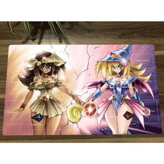 Yugioh Playmat Dark Magician Girl Mana TCG CCG แผ่นรองเมาส์ สําหรับเล่นเกม