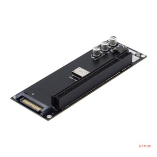 Zzz อะแดปเตอร์ PCIe เป็น SFF-8611 SFF-8611 เป็น PCIe PCI-Express 16X สําหรับเมนบอร์ดกราฟฟิก