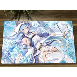 Yugioh Duel Playmat Aquamancer of the Sanctuary TCG CCG แผ่นรองเมาส์ สําหรับเล่นเกม