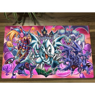 Yugioh Playmat Toon Dark Magician Girl TCG CCG แผ่นรองเมาส์ สําหรับเล่นเกมเทรดดิ้งการ์ด