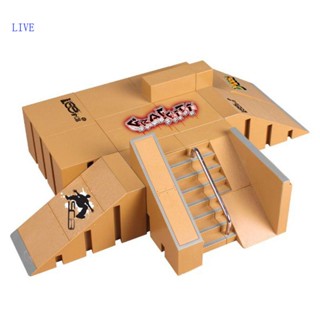 Live ชุดอะไหล่สเก็ตบอร์ดนิ้วมือ ขนาดเล็ก สําหรับ Tech Deck Fingerboard 8 ชิ้น