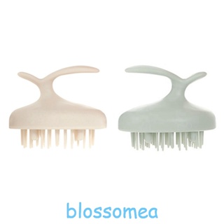 Blossomea แปรงสระผม แบบแห้งและเปียก พร้อมจุกสุญญากาศ และหัวแปรงซิลิโคน สําหรับใช้ในครัวเรือน