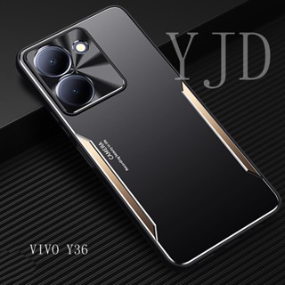 Yjd เคสโทรศัพท์มือถือ อลูมิเนียมอัลลอย กันกระแทก สําหรับ Vivo Y36 Y78 V29 Lite