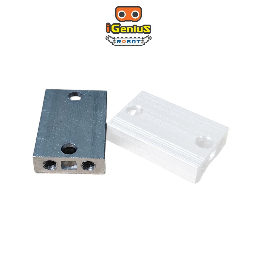 ฐานยึดมอเตอร์เหลือง 1 อัน Motor TT Aluminium Bracket 1 Pcs. for Robot Car microbit Arduino ไมโครบิต
