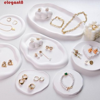 ELEGANT ถาดวางเครื่องประดับ น้ําหอม รูปอาหาร ทรงไม่สมมาตร ขนาดเล็ก อุปกรณ์ประกอบฉากถ่ายภาพ