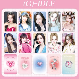 โปสการ์ดโลโม่ อัลบั้ม I-DLE I FEEL GIDLE Member Solo Special Folio Kpop จํานวน 6 ชิ้น ต่อชุด