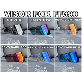 หมวกกันน็อค VISOR REVO REVO FF390 FF 390 สีรุ้ง ทนทาน สีแดง