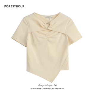 Kechun Hollow Desire 200 เสื้อยืดแขนสั้น เซ็กซี่ สําหรับผู้หญิง