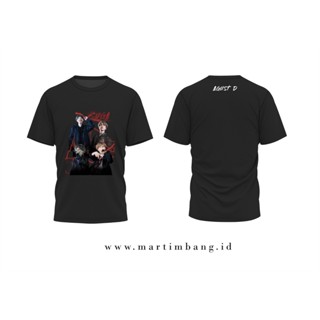 [S-5XL]เสื้อยืดแขนสั้น พิมพ์ลาย Martimbang SUGA BTS แฟชั่นสําหรับครอบครัว