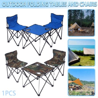 New 3pcs Portable Folding Table and Chair For Outdoor Camping Fishing BBQ Picnic