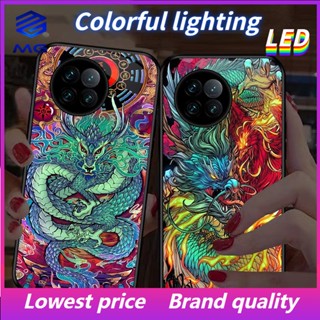 Mg เคสโทรศัพท์มือถือ LED ลายมังกร สําหรับ Samsung S23ULTRA S23Plus S21Plus S22Plus S22ULTRA S20PLUS A53 A73 A12 A14 A72 A71 A52 A51 A32 A21S NOTE10 10Plus NOTE20ultra 042701