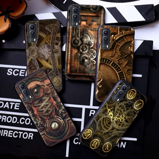 เคสโทรศัพท์มือถือแบบนิ่ม ลายเกียร์ Steampunk C203 สําหรับ Vivo Y30 Y50 Y31 Y51 Y53 Y55 Y55s Y69 Y71 Y81 Y81s Y91C Y95 Y93 Y91