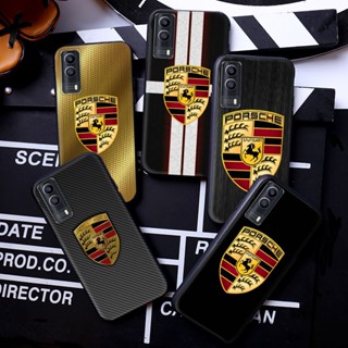 เคสโทรศัพท์มือถือแบบนิ่ม ลายโลโก้ Porsche P266 สําหรับ Vivo Y30 Y50 Y31 Y51 Y53 Y55 Y55s Y69 Y71 Y81 Y81s Y91C Y95 Y93 Y91