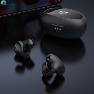 ONIKUMA Ear Clip-on True Wireless Bluetooth-compatible Air Conduction Earphones CVC Call Noise Cancelling Mic HiFi Sports Headset home