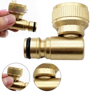 【COLORFUL】Faucet Adapter 90 Degree Hose Adapter Threaded Nipple Quick Plug High Quality