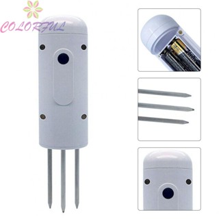 【COLORFUL】Plant Monitor White Wireless 120x180 X46.5mm For Garden IP67 Waterproof