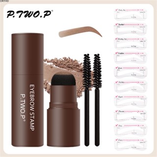 [พร้อมส่ง] P.two.p Eyebrow Stamp Shaping Kit-brow Powder Stamp Makeup Reusable Eyebrow Stencils Eyebrow