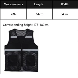 ZHAGUMT366KB เสื้อกั๊กนิรภัย,สแปนเด็กซ์สีดําพร้อมแถบสะท้อนแสง,สําหรับเดินผ้าระบายอากาศพร้อมเสื้อกั๊กซิปเสื้อกั๊กตาข่ายการก่อสร้างการจราจรรถไฟคนงาน Metro