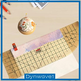 [Dynwave1] ไม้บรรทัดรีดผ้า ทนความร้อน แบบพกพา สําหรับวัดขนาดเสื้อผ้า DIY