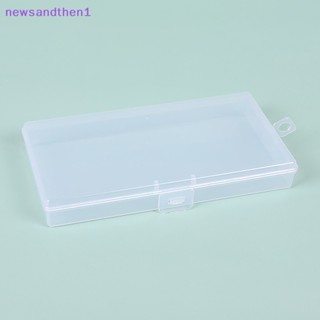 Newsandthen1 PP พลาสติกใส ขนาดใหญ่ สี่เหลี่ยม PP กล่องเปล่า กล่องเก็บหน้ากาก ดี