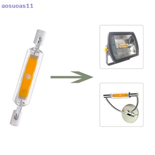 Aosuoas หลอดไฟ LED R7s COB 78 มม. 118 มม. J78 J118 AC110V 220V แบบเปลี่ยน สําหรับบ้าน