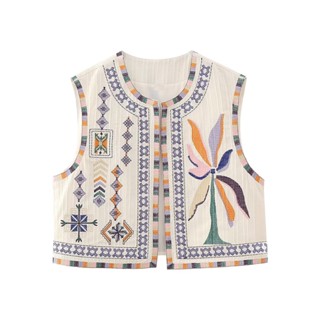 ขายส่ง เสื้อกั๊ก อเนกประสงค์ ปักลาย 5660