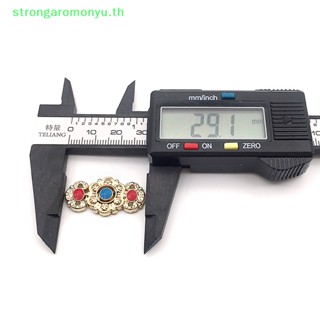 Strongaromonyu กระดุมโลหะ รูปกบ สีทอง ถอดออกได้ สไตล์วินเทจ อุปกรณ์เสริม สําหรับเสื้อผ้า