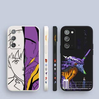 เคสโทรศัพท์มือถือ พิมพ์ลายการ์ตูนนีออน Genesis Evangelion มีลายด้านข้าง สําหรับ Samsung Galaxy Note 20 10 9 8 J8 J7 J6 J5 J4 M62 M53 M52 M51 M33 M31 M30 M21 M20 M10 S Ultra Plus Lite Prime 5G