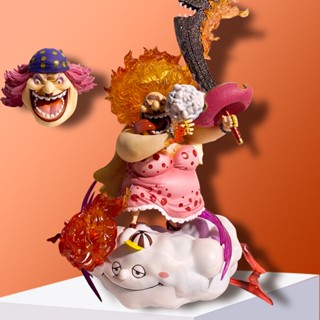 [New product in stock] One piece G5 four Emperor aunt Charlotte Lingling Kado King of navigation anime hand-made GK model ornaments second 2KFE