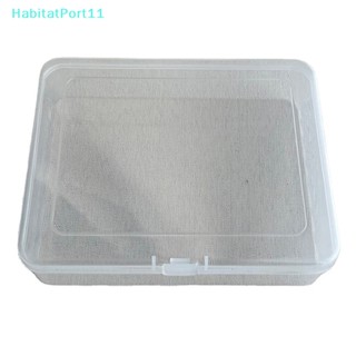 Habitatport กล่องพลาสติกใส สําหรับใส่จัดเก็บของ