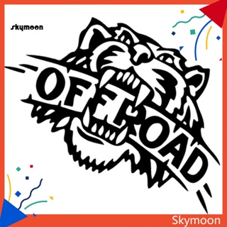 Skym* สติกเกอร์สะท้อนแสง ลายตัวอักษรเสือ มีกาวในตัว สําหรับติดตกแต่งรถยนต์