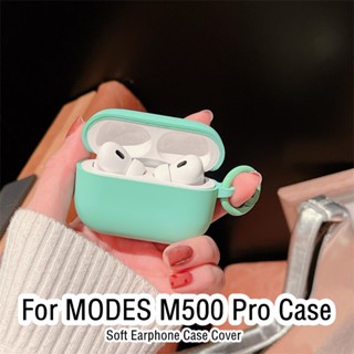 【ของแท้】เคสหูฟัง แบบนิ่ม สีพื้น สําหรับ MODES M500 Pro MODES M500 Pro