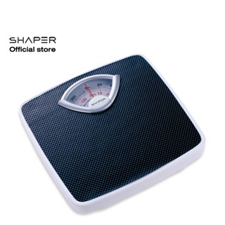 SHAPER เครื่องชั่งน้ำหนักบุคคล แบบสปริง รุ่น SA-2023 - สีดำ (สินค้ารับประกัน 1 ปี)