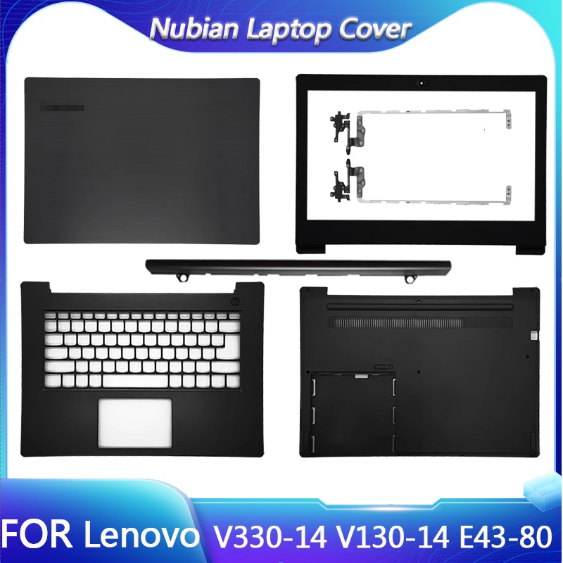 Lenovo สําหรับ V330-14IKB ใหม่ ARR AST V130-14 E43-80 K43C-80 ฝาครอบด้านหลัง LCD/LCD ด้านหน้า/Palm C