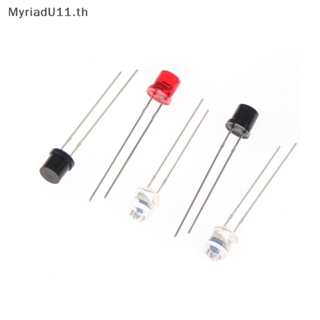 Myriadu ไดโอดรับแสง เลนส์แบน 5 มม. 10 ชิ้น