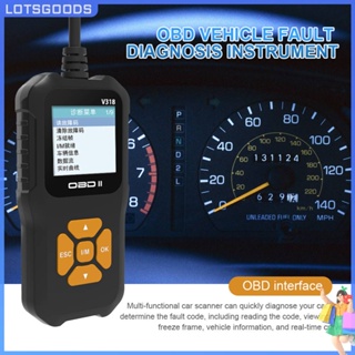 ★ Lotsgoods.th ★เครื่องสแกนเนอร์วินิจฉัย ABS OBD2 พร้อมหน้าจอสี สําหรับรถยนต์