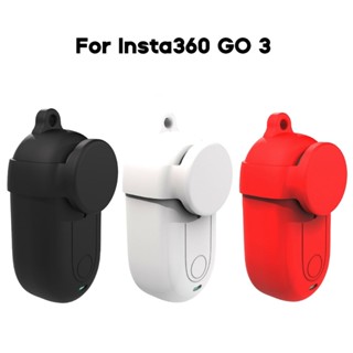 เคสซิลิโคน ป้องกันเลนส์กล้อง กันฝุ่น อุปกรณ์เสริม สําหรับ Insta360 GO 3 Insta360 GO 3