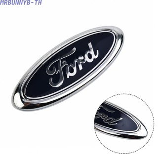 ป้ายสัญลักษณ์ UK-For-Ford ทรงวงรี สีฟ้า ขนาด 150 มม. X 60 มม. สําหรับติดด้านหน้า และด้านหลังรถยนต์