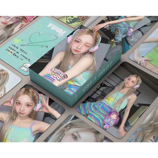 (G)I-DLE Yuqi โฟโต้การ์ด G I-DLE I FEEL Butterfly VER &amp; QUEEN VER 2023 SEASONS GREETINGS &amp; I LOVE 2022 การ์ดโลโม่ล่าสุด 55 ชิ้น/กล่อง