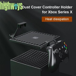 ฝาครอบคอนโซล ABS กันฝุ่น พร้อมที่แขวนหูฟัง สําหรับ Xbox Series X [highways.th]