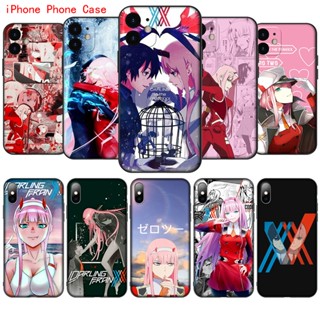 Rcz7 เคสโทรศัพท์มือถือ ซิลิโคนนุ่ม ลายอะนิเมะ Darling In The Franxx สําหรับ iPhone 13 Pro Mini XS Max