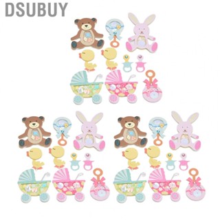 Dsubuy 3D  3Set Cultivate Imagination Decoration For Diary Card