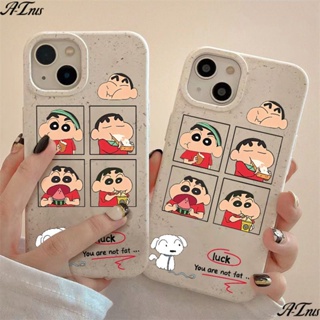 เคสโทรศัพท์มือถือ แบบนิ่ม ลายการ์ตูนชินจัง กันกระแทก สําหรับ Apple Iphone 1113 8pl 12 14promax 7