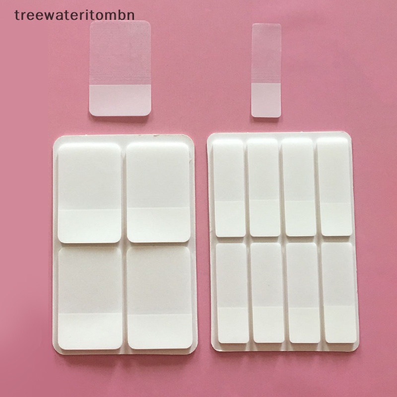 Tt สติกเกอร์ฉลาก แบบใส สีขาวล้วน 80 160 หน้า DIY สําหรับติดตกแต่งสํานักงาน โรงเรียน